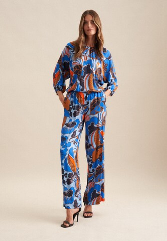 SEIDENSTICKER Loosefit Broek 'Schwarze Rose' in Blauw