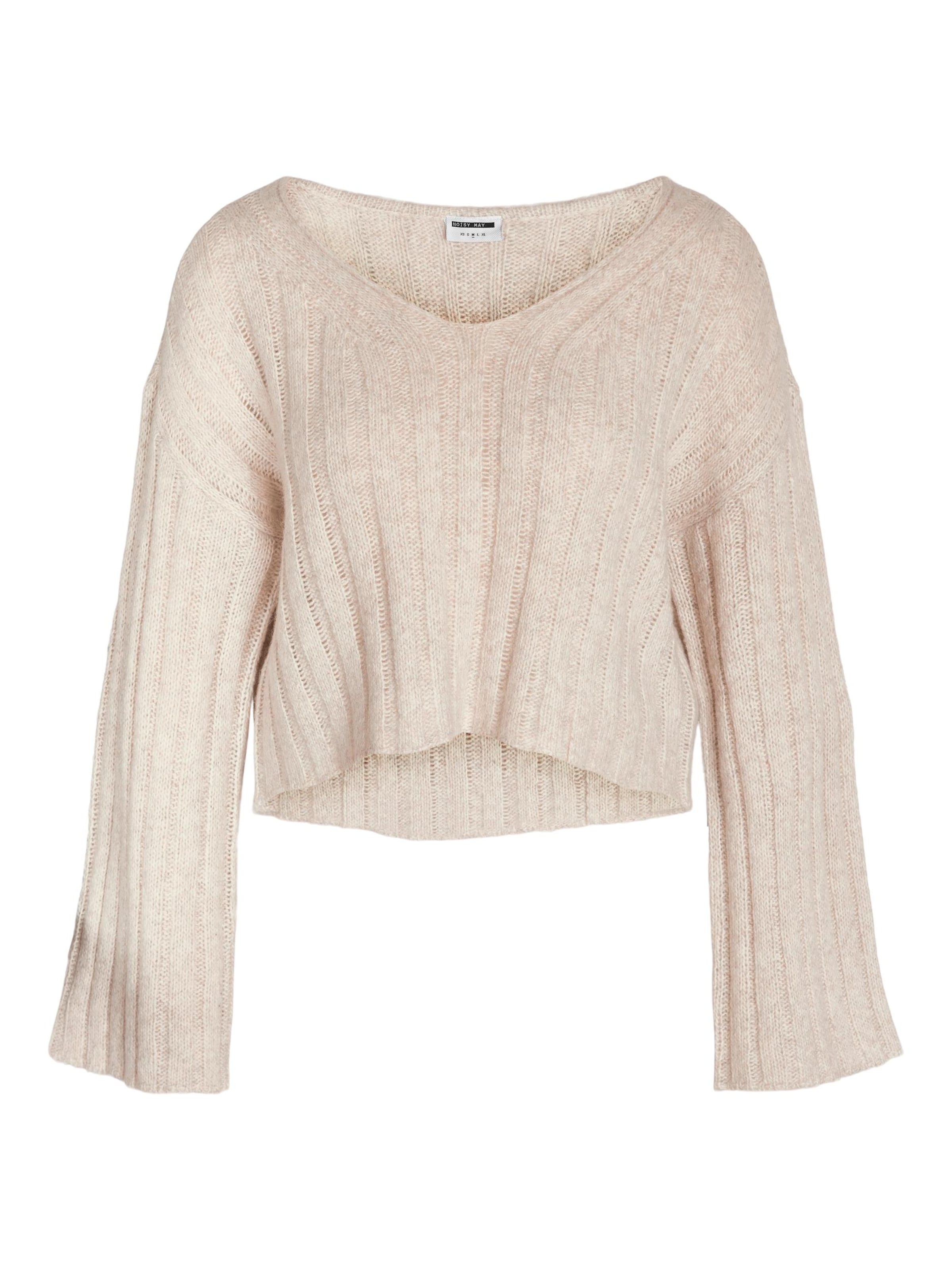 Pull-over 'NINA' Noisy may en beige : devant