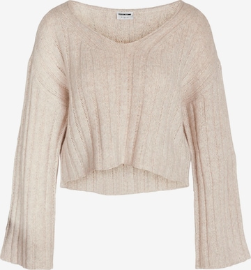 Noisy may - Jersey 'NINA' en beige: frente