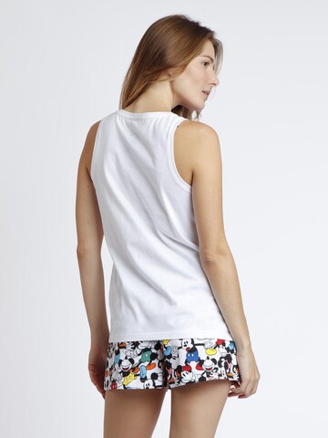 DISNEY - Pijama 'DISNEY Pijama Sin Mangas Mickey Mondrian para Mujer' en blanco