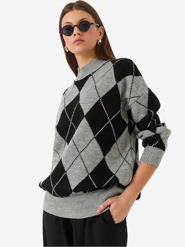 Bianco Lucci - Pullover em mistura de cores: frente