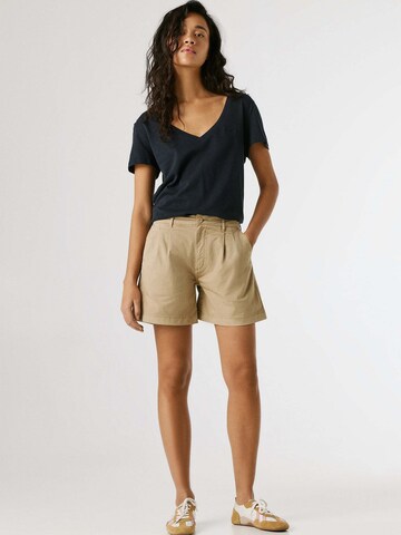 Pepe Jeans Regular Shorts 'Vania' in Beige