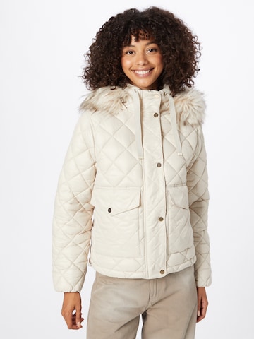 River Island - Chaqueta de invierno en beige: frente