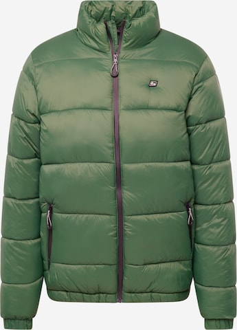 BLEND Zimní bunda – zelená: přední strana