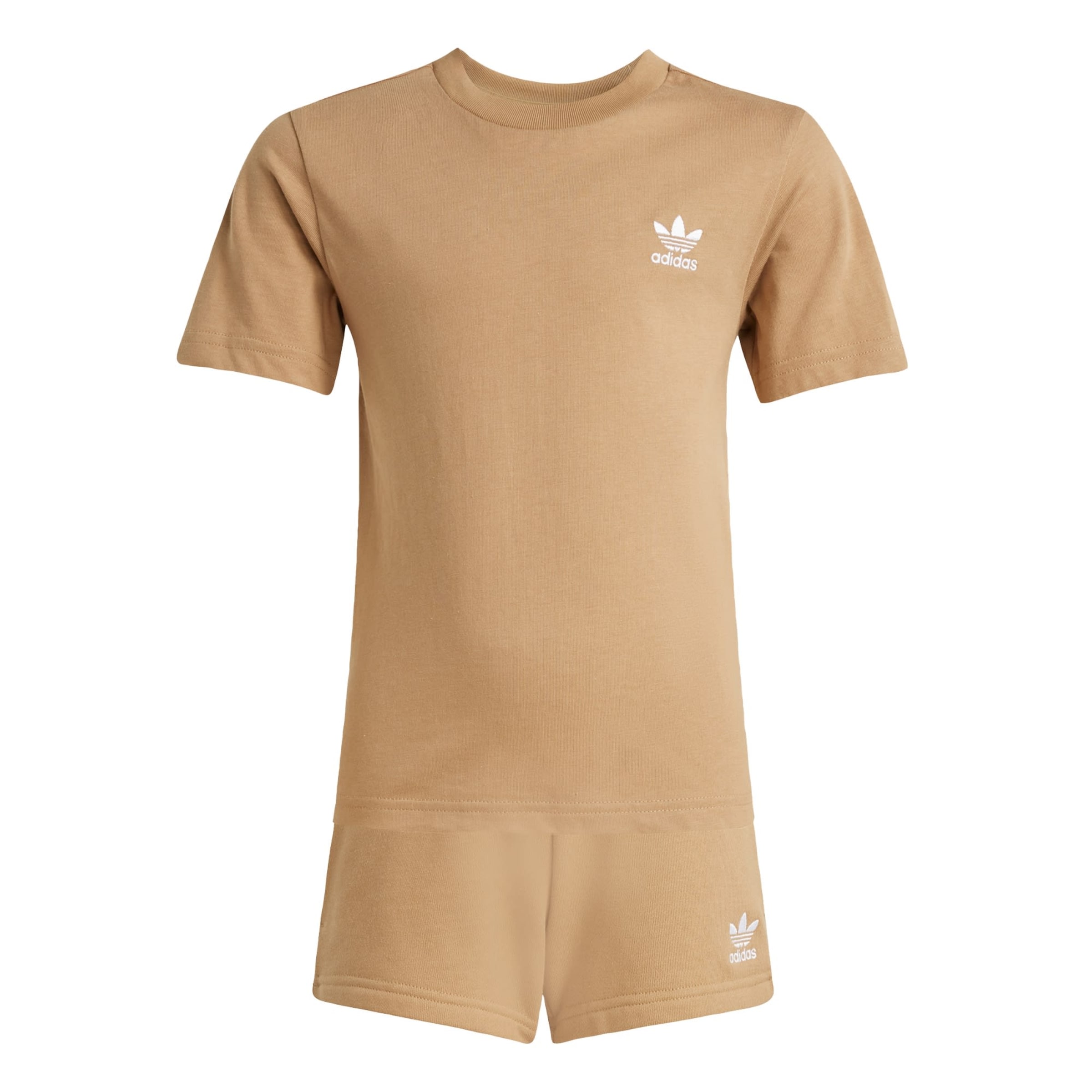 Set 'Shorts and Tee Set' ADIDAS ORIGINALS en marron : devant