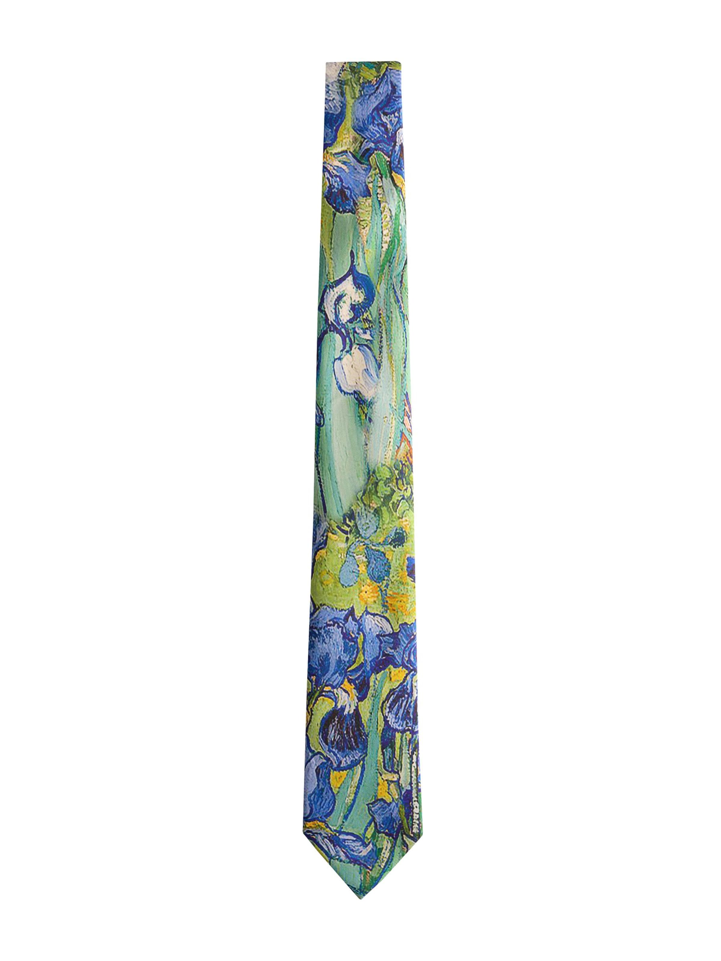 Next - Corbata 'Van Gogh' en azul: frente