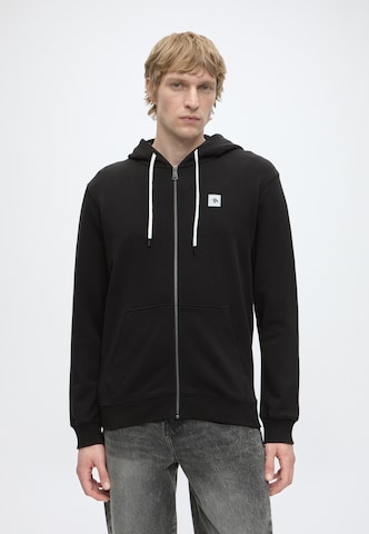 Veste de survêtement SCOTCH & SODA en noir : devant