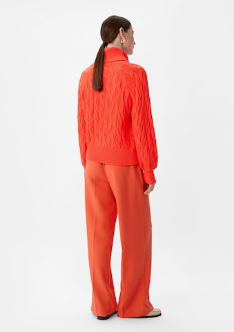 COMMA Sweater in Orange: back