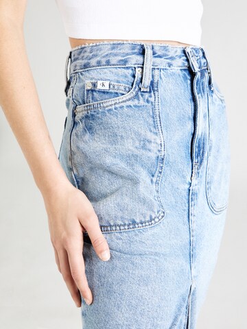 Calvin Klein Jeans Sukně – modrá