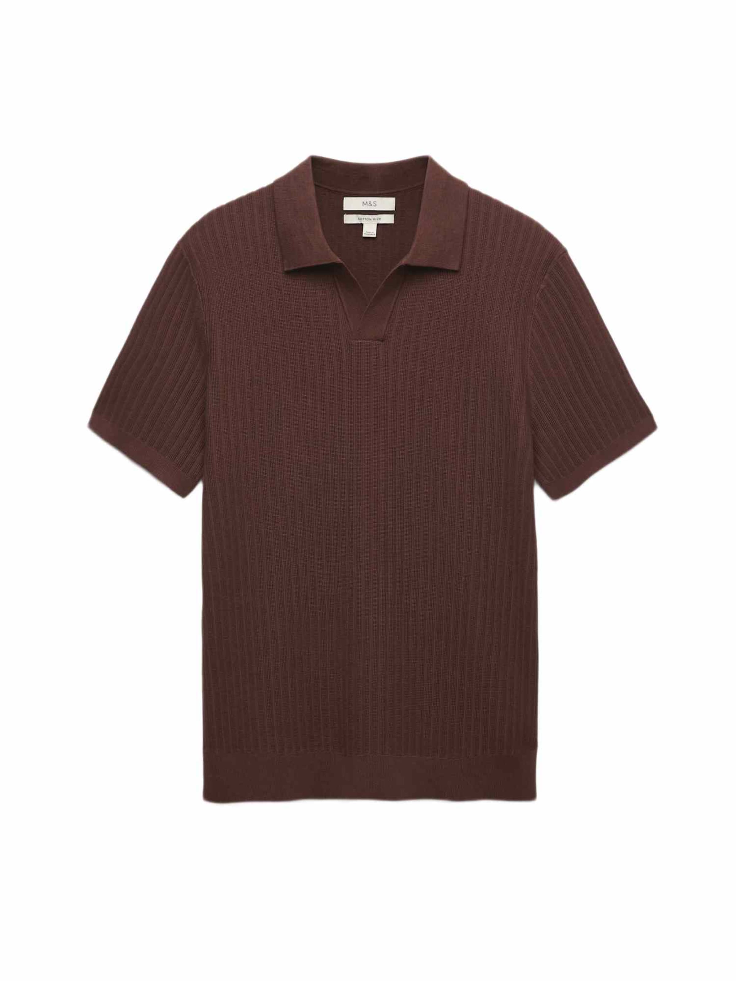 Marks & Spencer Shirt in Brown: front