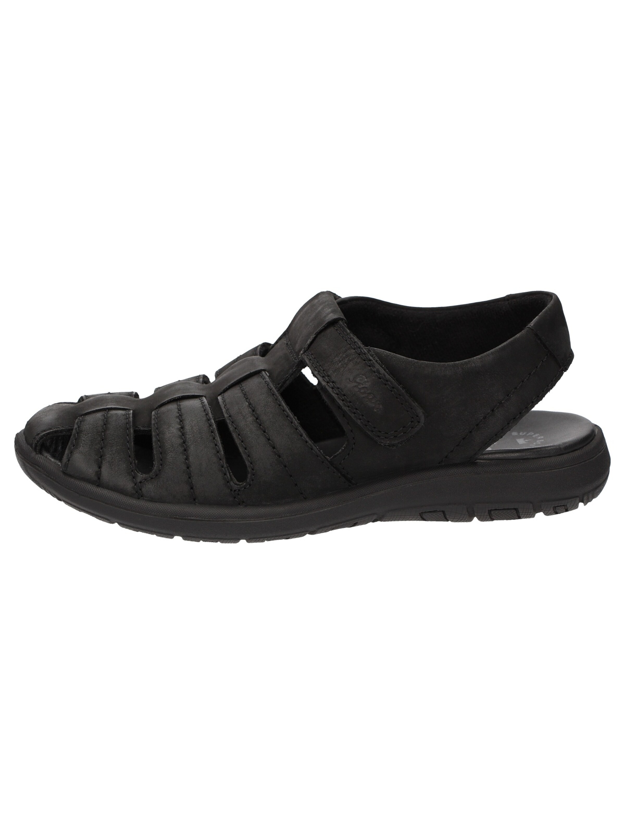 SIOUX Sandalen 'Lutalo-702' in Zwart