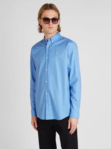 Coupe regular Chemise SCOTCH & SODA en bleu : devant