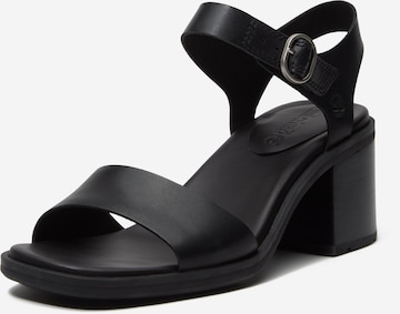 TIMBERLAND Strap Sandals in Black: front