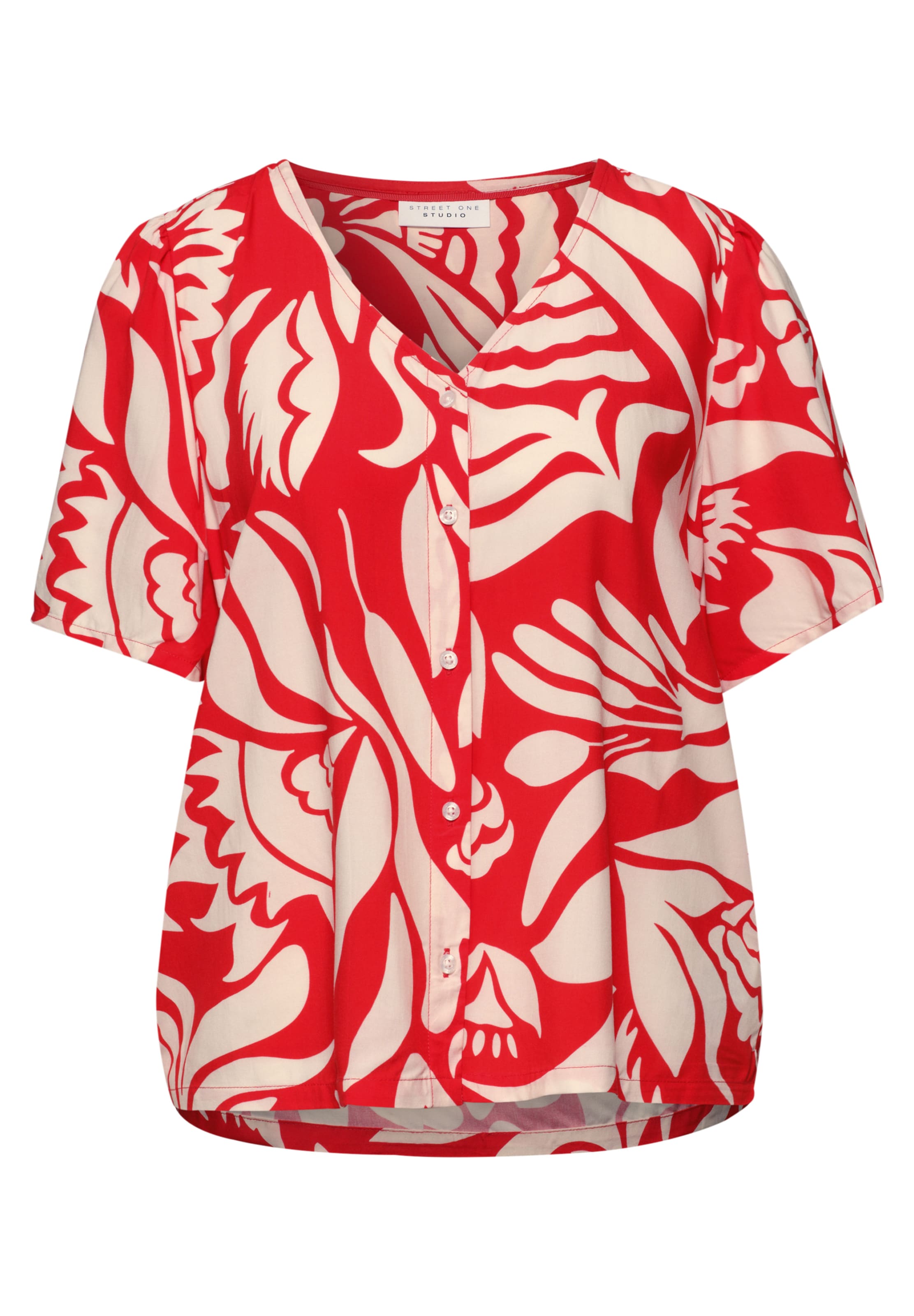 Street One Studio Bluse in Rot: Vorderseite