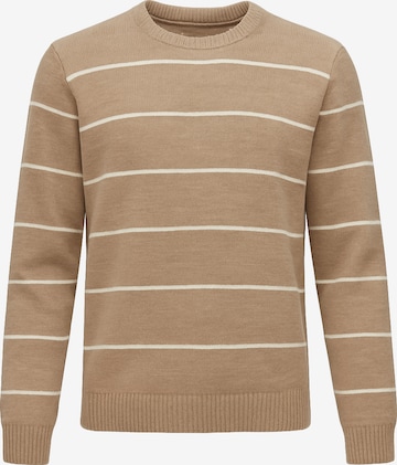 D’S Damat Trui in Bruin: voorkant