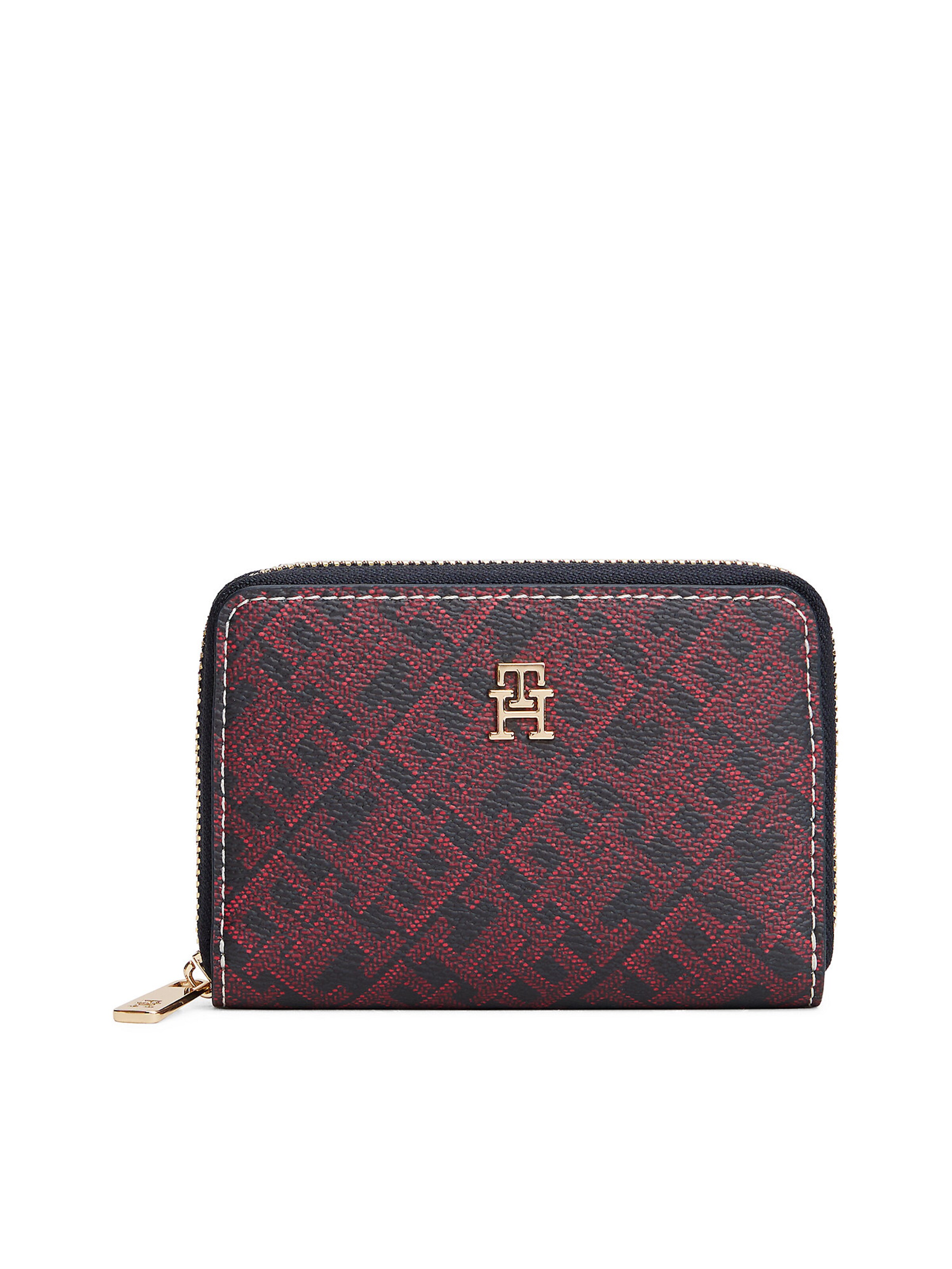 TOMMY HILFIGER Wallet in Red: front
