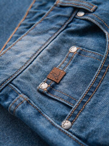 Ombre Regular Jeans‌ in Blau