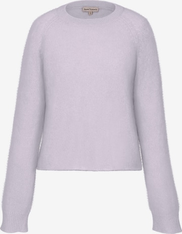 Anse Victorin Pullover 'Elaine' in Lila: Vorderseite