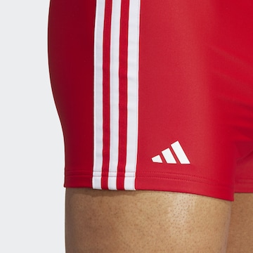 ADIDAS PERFORMANCE Athletic Swim Trunks in Red