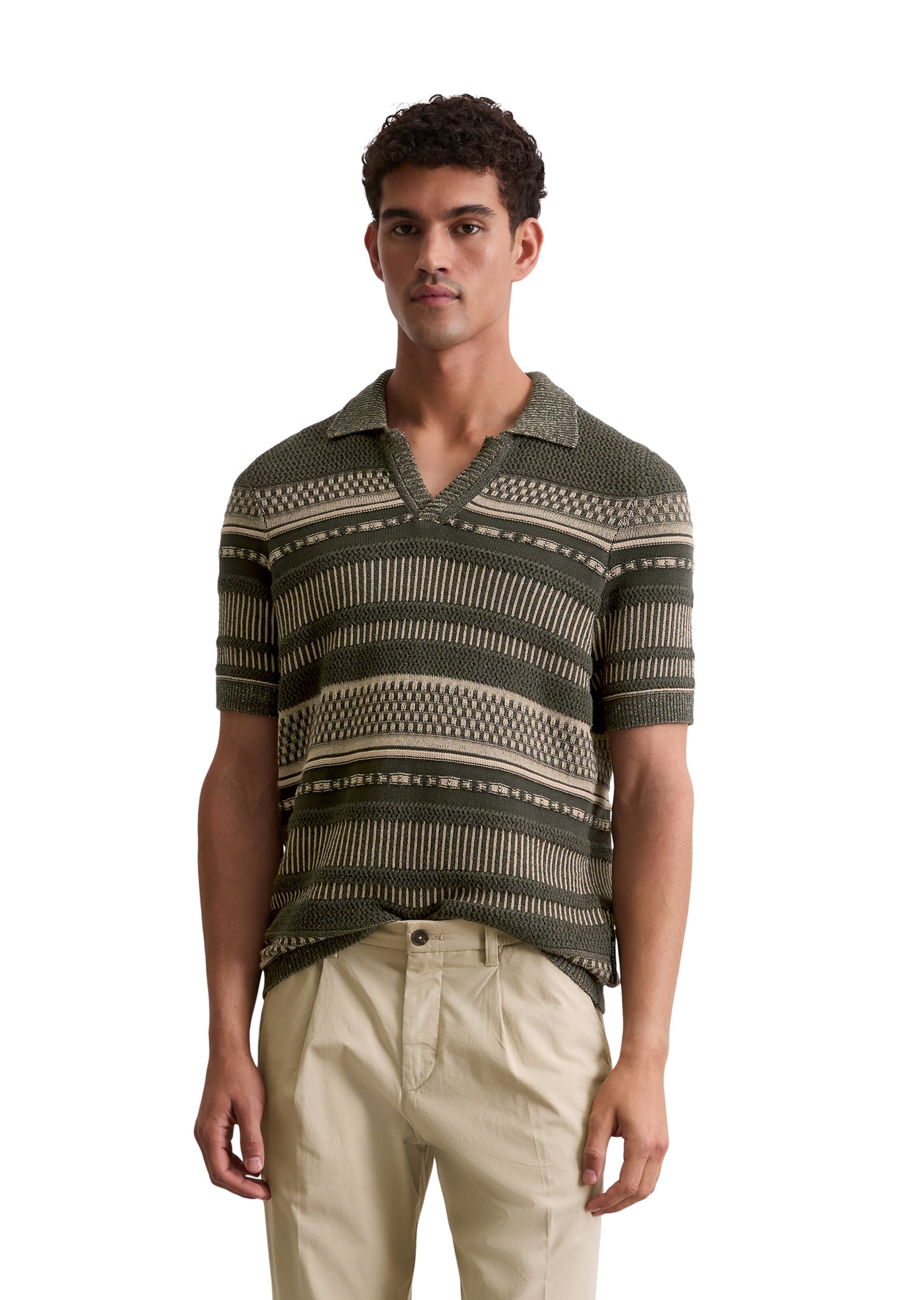 Marc O'Polo Sweater in Green: front