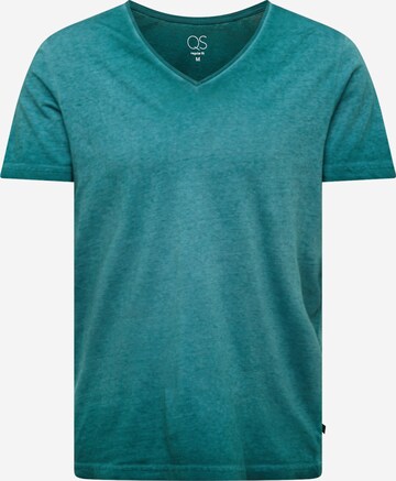 QS Shirt in Groen: voorkant