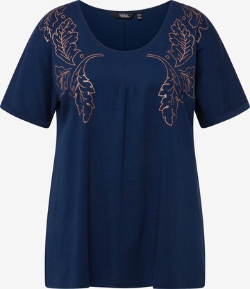 Ulla Popken Shirt in Blauw: voorkant