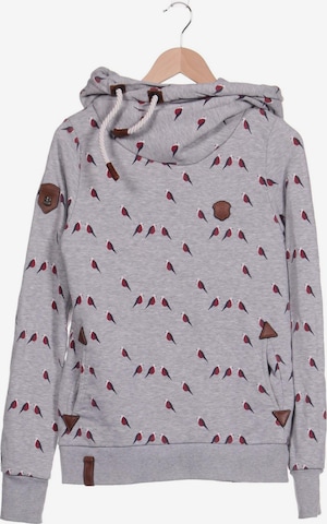 naketano Sweatshirt & Zip-Up Hoodie in L in Grey: front