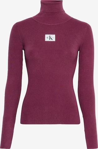 Calvin Klein Jeans Sweater in Purple: front