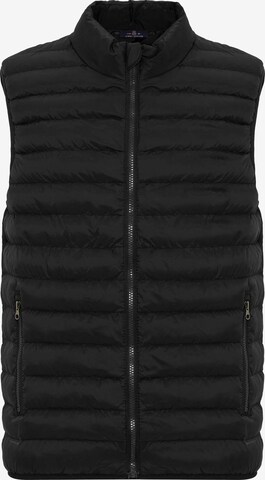 Jimmy Sanders Bodywarmer in Zwart: voorkant