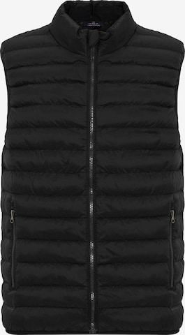 Gilet di Jimmy Sanders in nero: frontale