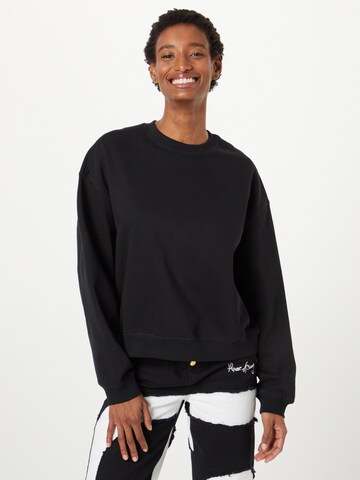 WEEKDAY Sweatshirt 'Essence Standard' in Schwarz: predná strana