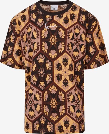 Karl Kani Shirt 'KM234-019-2' in Bruin: voorkant