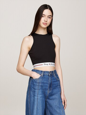 Tommy Jeans Топ в Черный: спереди
