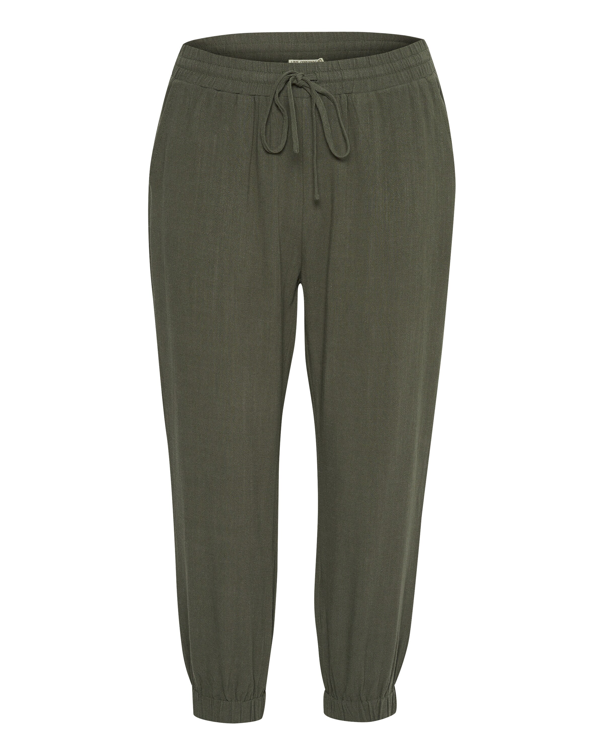 Coupe slim Pantalon 'Kamri ' Love Copenhagen en vert : devant