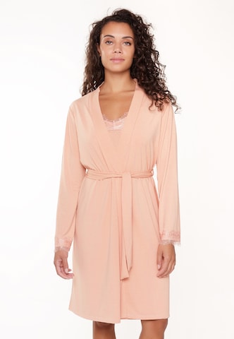 LingaDore Nightgown in Beige: front