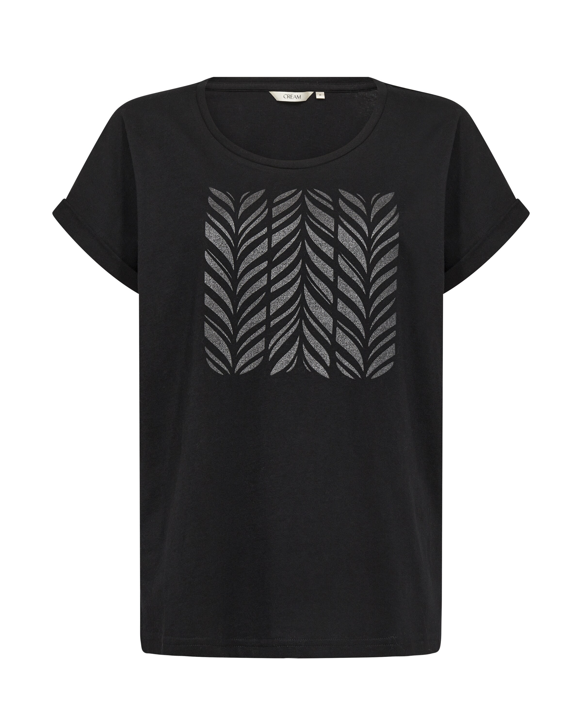 Maglietta 'Rigga' di Cream in nero: frontale