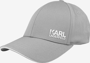 Cappello da baseball di Karl Lagerfeld in grigio: frontale