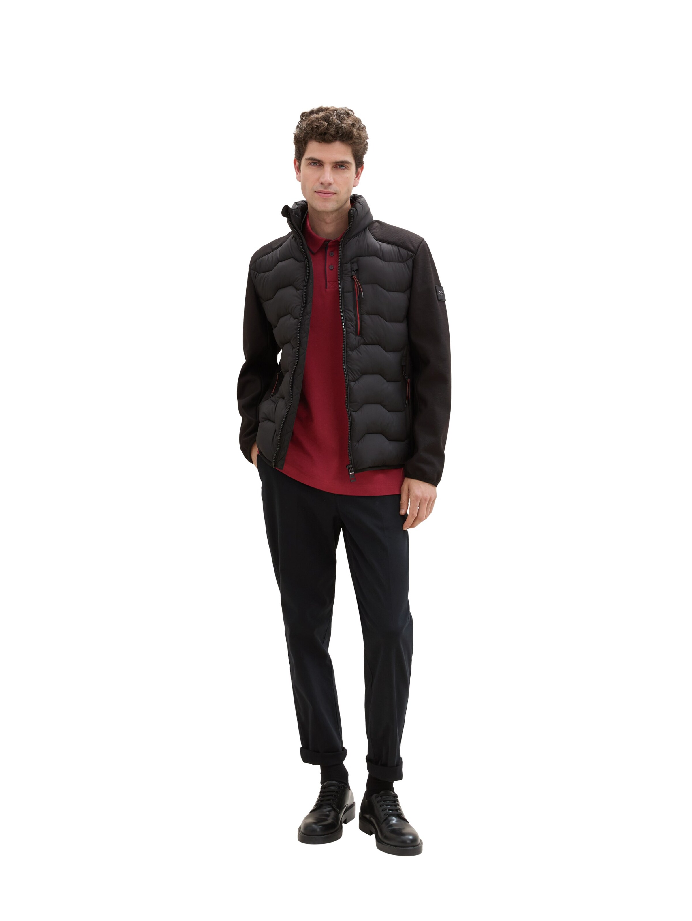 TOM TAILOR Jacke in Schwarz