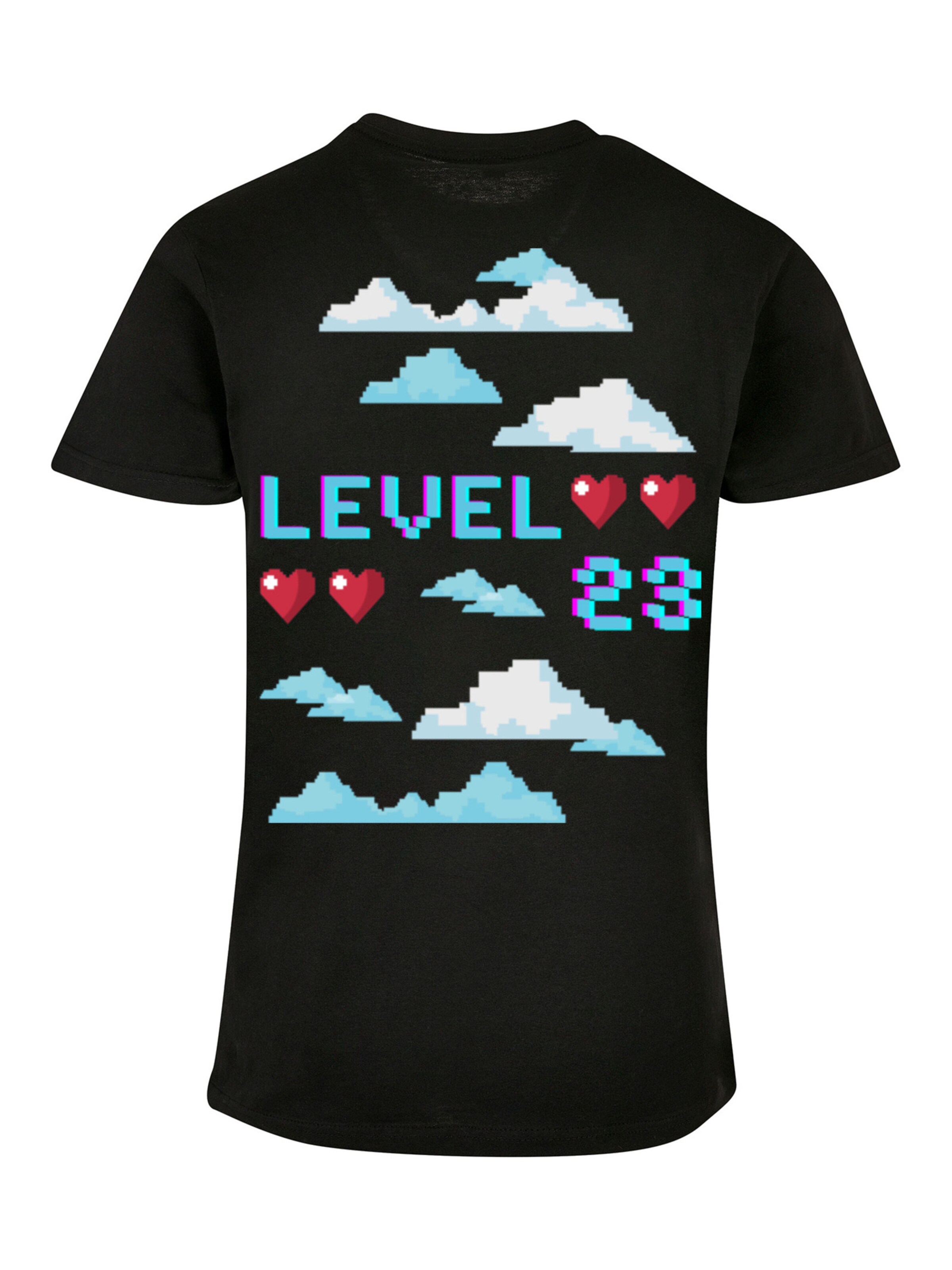 F4NT4STIC Shirt 'Happy New Year' in Zwart