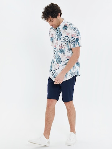 Threadbare Regular fit Button Up Shirt 'Paradise' in Blue