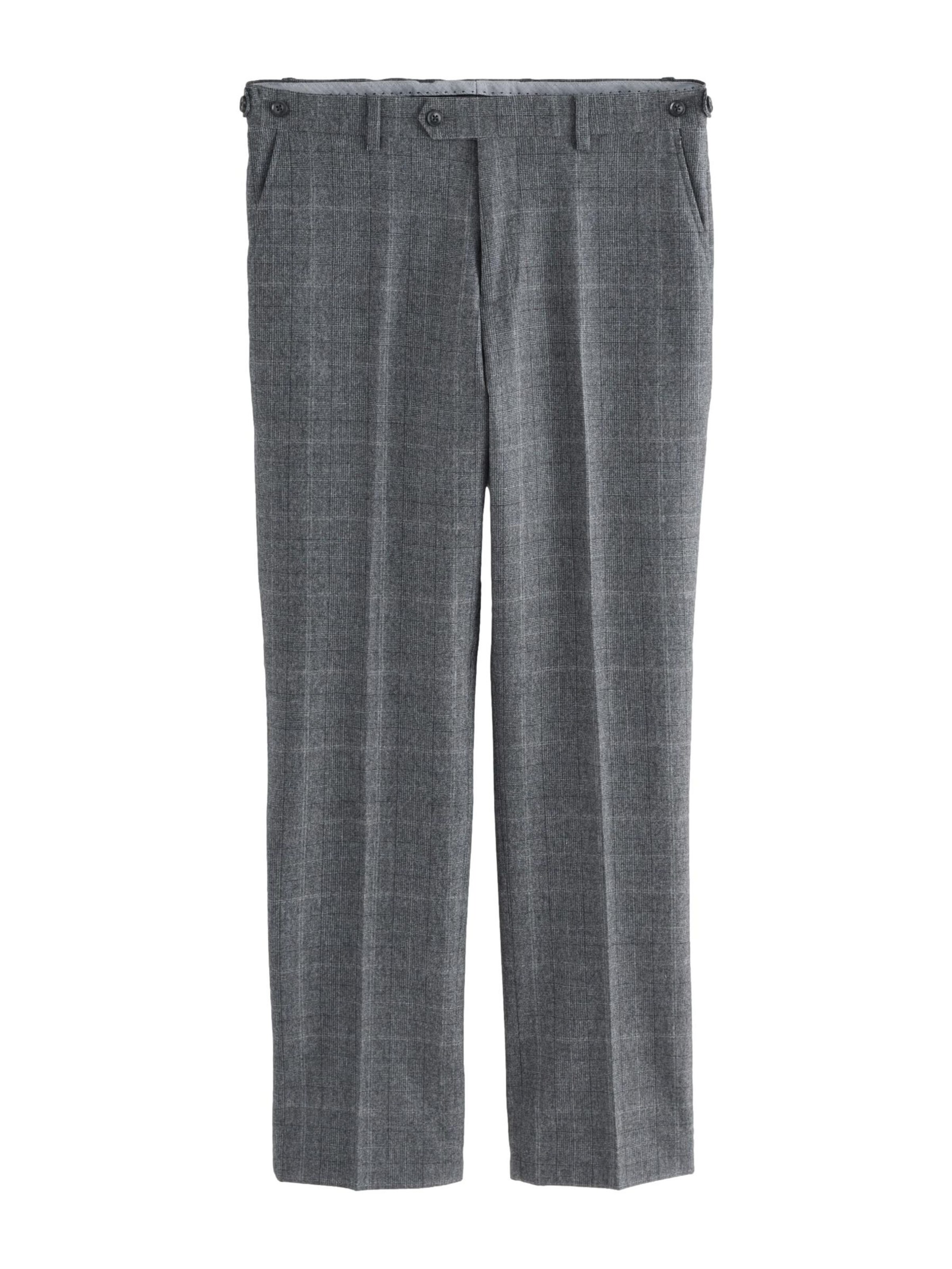 Next Pantalon in 40-42/Regular in de kleur Grijs / Grijs gemêleerd / Zwart, Productweergave