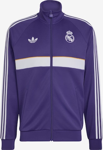 ADIDAS PERFORMANCE Αθλητική ζακέτα φούτερ 'Real Madrid Originals' σε λιλά: μπροστά