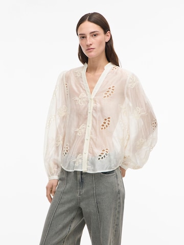 ROUGE EDIT Bluse in Weiß: Vorderseite