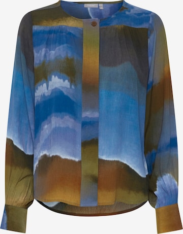 Fransa Bluse 'Rebekka' in Blau: Vorderseite
