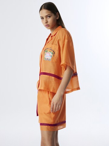 Twist Blouse in Oranje