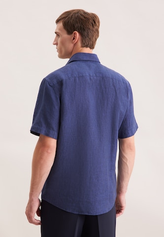 Coupe regular Chemise business SEIDENSTICKER en bleu