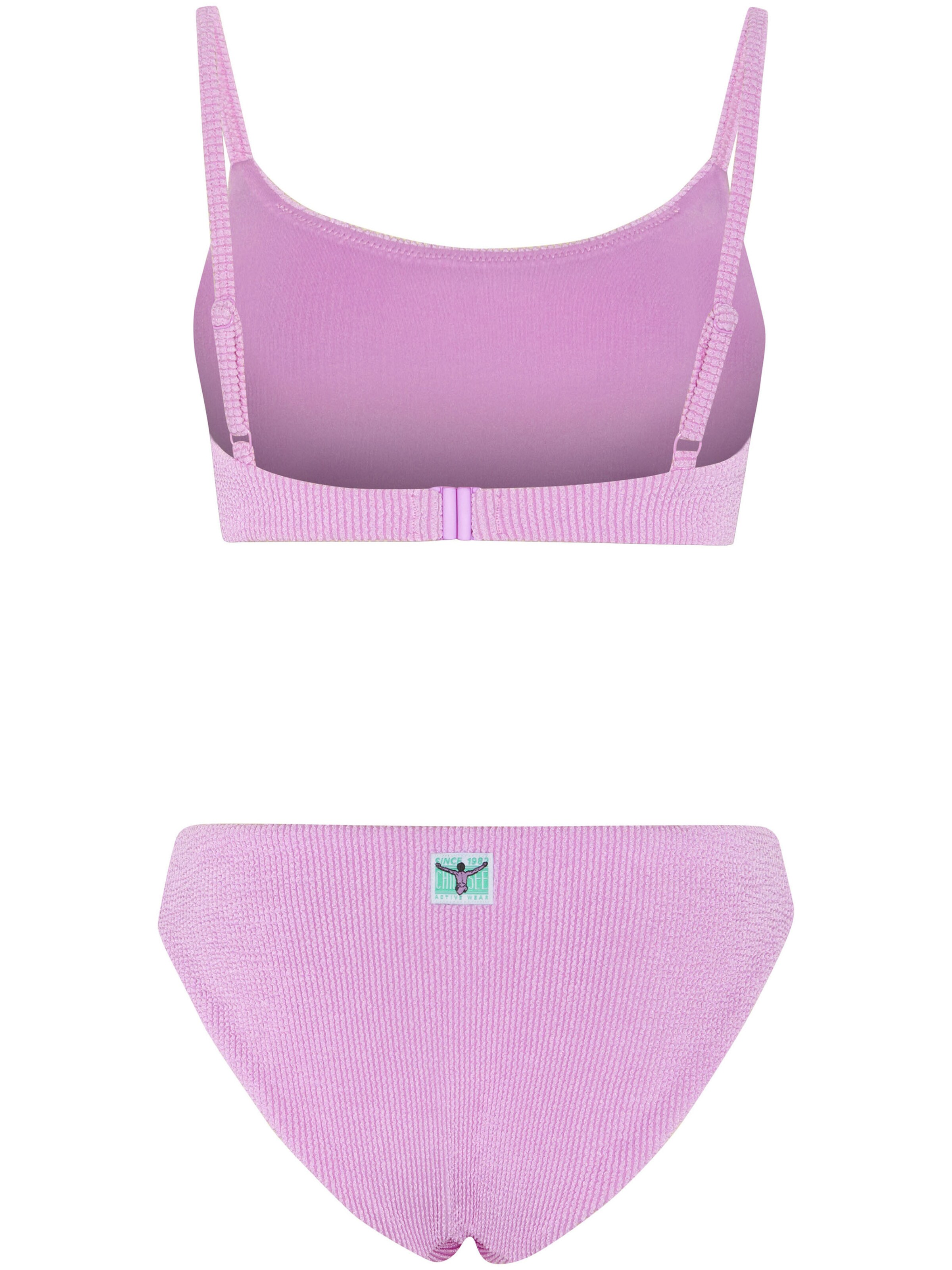 CHIEMSEE Bralette Bikini ' Bikini Tight Fit ' in Purple