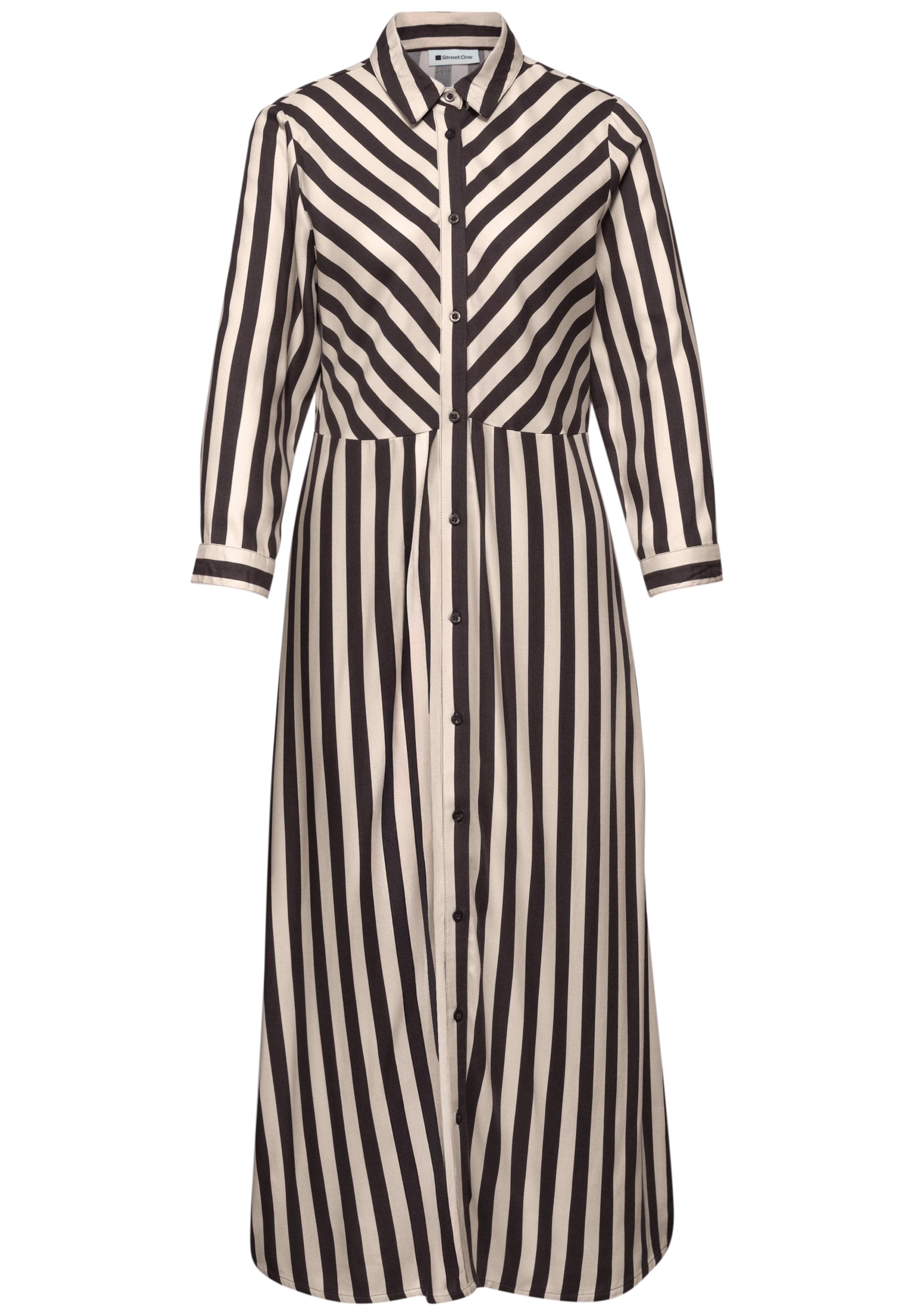 STREET ONE Kleid in Beige: Vorderseite