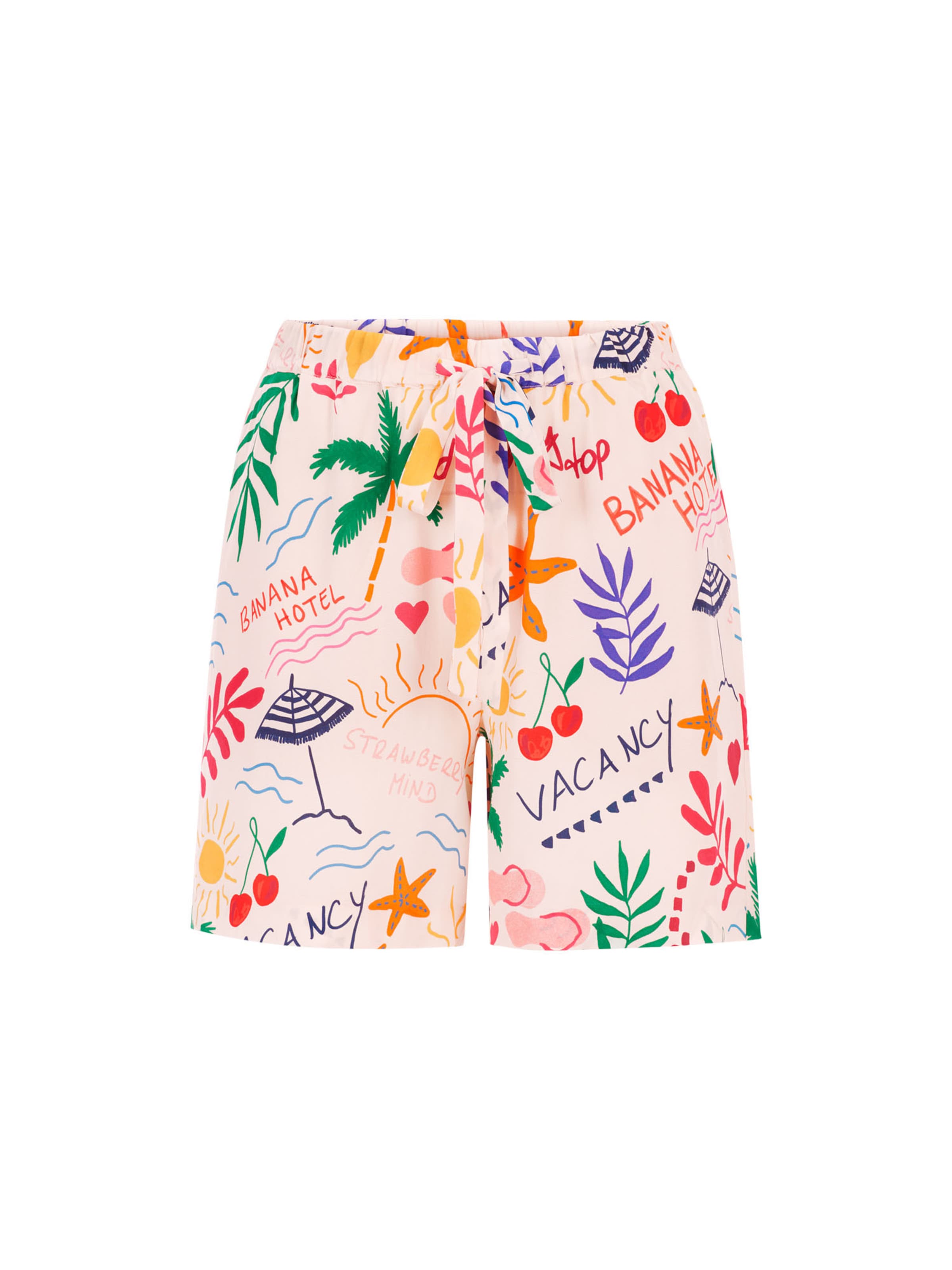 Rich & Royal Regular Trousers in White: front