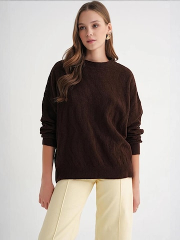 Pull-over 'Pullover' MixRay en marron